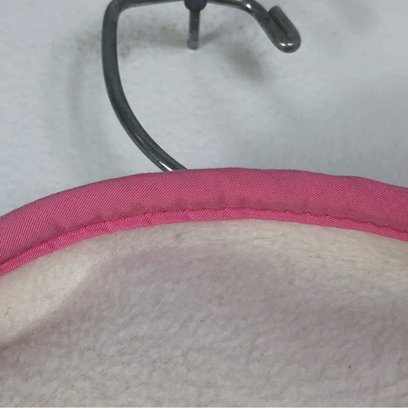 Woolrich Full Zip Up Womens Small Cream Fleece Jacket Snap Pink Ribbed Cuff USA - Picture 6 of 6